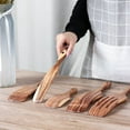 thumbnail image 3 of Prettyui Kitchen Dedicated Wooden Spatula Nonstick Cooking Shovel Kitchenware, 3 of 5