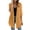 Khaki, variant on Womens Long Cardigan Elegant Lightweight Chiffon 3/4 Sleeve Open Front Cover Up Flowy Solid Tops