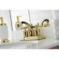 thumbnail image 4 of Kingston Brass KB4642ZX 4 in. Centerset Bathroom Faucet, Polished Brass, 4 of 5