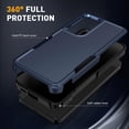 thumbnail image 3 of KOMI for Samsung Galaxy S25 Plus Case with HD Screen Protector, 10 FT Military Grade Drop Protection, Anti-Slip Phone Case, Blue, 3 of 5