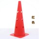 thumbnail image 4 of Obstáculos cortavientos para entrenamiento de fútbol, letrero de vallas, tubo de bloqueo de carretera, cono triangular, letrero de baloncesto de 48 cm con orificio, barril para letrero, 4 of 5