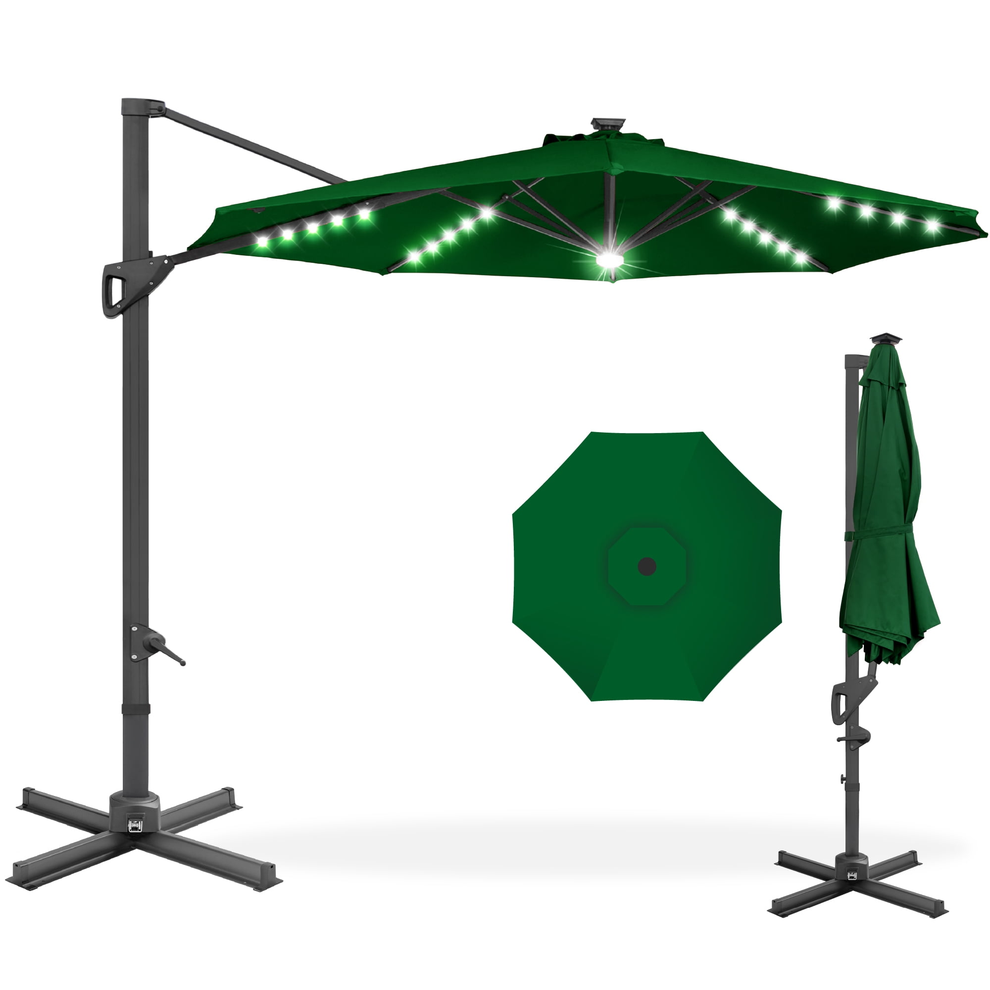 12 foot umbrellas for patio 9X12ft Hydraulic Cantilever Patio Umbrellas in 4 Colors