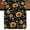 black, variant on Table Runners 108 Inches Long Dress Scarves, Black Yellow Sunflower Farmhouse Coffee/Dining/Kitchen Table Runner for Living Room, Summer Botanical Farmhouse Floral 13x108 Inch