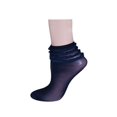 thumbnail image 2 of MeMoi Women's Ruffelina Thunder Ankle Socks - Womens - Female, One Size, Thunder, 2 of 2