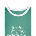 thumbnail image 3 of Toamir Women Daisy Graphic Print Faith Hope Love Long Sleeve Shirt, 3 of 5