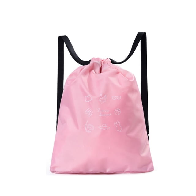 Yuarrent Bolsa de secado húmedo para natación, de hombro para deportes de playa al aire libre, correa ajustable, bolsa portátil, ropa, traje de Deportes acuáticos Rosa S Yuarrent OD020170-05