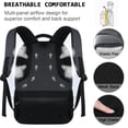 thumbnail image 6 of UKEIN Black Laptop Backpack Computer Business Backpack for Adult Water Resistant Anti-Theft Laptop Backpack for Men, 6 of 7