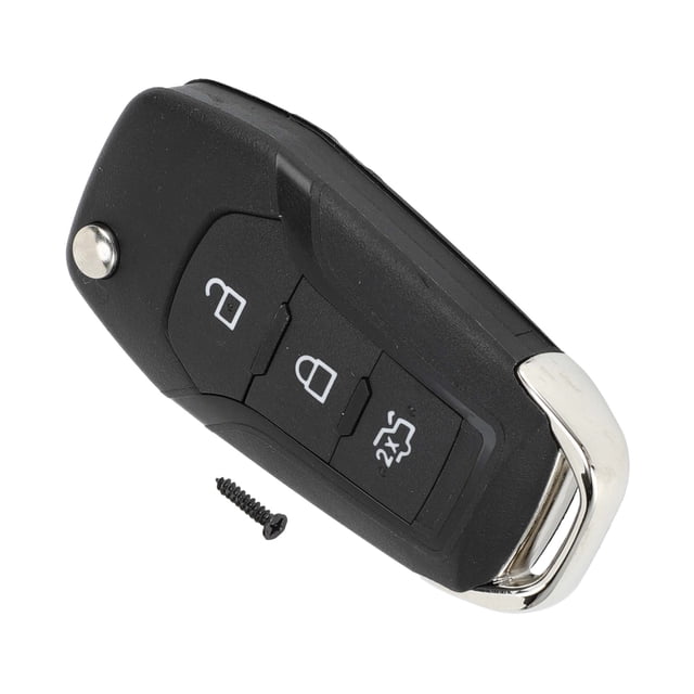Carcasa de llave remota de entrada sin llave de 3 botones Unique Bargains para Ford Ka Fiesta Focus Transit