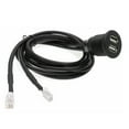 thumbnail image 1 of Car Dash Flush Mount Two USB Port Panel Auto Boat GPS 4IN 6PIN Cable Adapte, 1 of 8