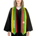thumbnail image 4 of More design Graduation shawl Myanmar Flag & United States Flag Stole Sash Honor Study Aboard International Students, 4 of 11
