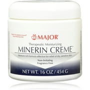 Therapeutic Moisturizing Minerin Creme 16oz for Dry, Sensitive Skin - (Pack of 4)