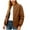 Quilted Jacket - Coffee, variant on Xdegoge Womens Barn Jacket Full Zip Round Neck Jackets Plus Size Causal Loose Coat Fashion Fall Winter Workwear Coat with Multi Pockets