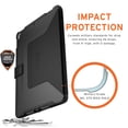thumbnail image 2 of UAG iPad 10.2 Case Black 9th Generation 2021 & 8th Gen 2020 w/ Hand Strap Thin Slim Military Drop Tested Durable Protective w/ Stylus & Pencil Holder Scout Series, 2 of 9