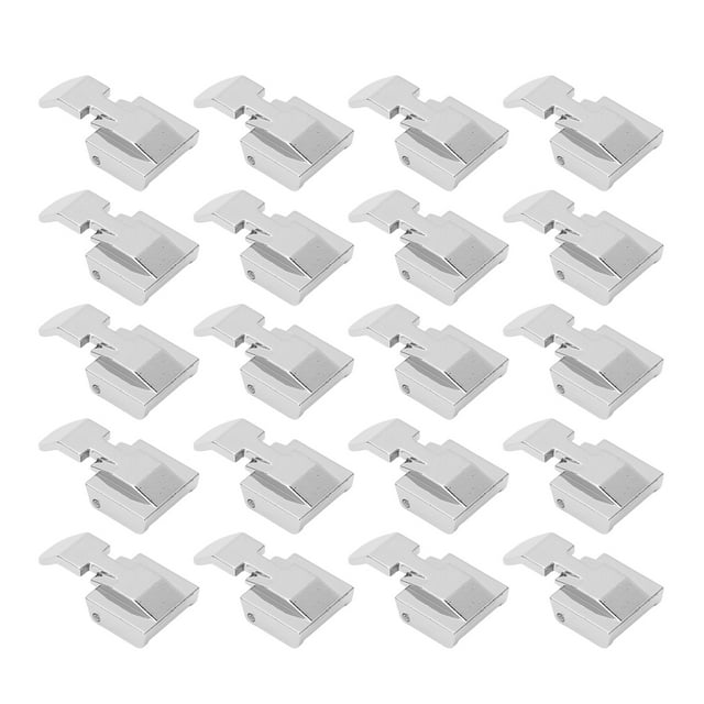 20 Pcs Zipper Presser Foot Stainless Steel Invisible Zipper Sewing Machine Presser Foot for Home Sewing Machine