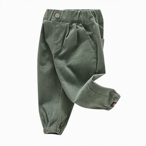 Splozh Boy Sweatpants 6 12 18 24 Months 3T 4T 5T 6T Toddler Pants Casual Pants Spring Fall Boys Solid Color Pants Clothes,Green,12-18 Months