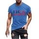 thumbnail image 2 of Tops para hombre, blusas y camisas de manga corta con cuello redondo para hombre, jersey informal de moda con estampado para hombre, camiseta de manga corta con cuello redondo, blusa de poliéster para, 2 of 5