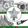 thumbnail image 4 of Amdohai Christmas Tree Glitter Star Topper Projector Star Pattern Projection Lamp Window Dressing Festival Decor, 4 of 8
