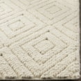 thumbnail image 6 of SAFAVIEH Natura Glenda Geometric Diamonds Wool Area Rug, Ivory, 2' x 2', 6 of 7