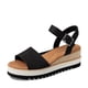 thumbnail image 1 of Sandalia Cuña Diana TOMS Mujer Cuero Negro Talle 8.5, 1 of 6