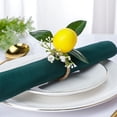 thumbnail image 2 of HBFAGFB Party Decorations Napkin Rings Holders Summer Decor Dinner Weddings Parties Decor A, 2 of 4