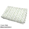 thumbnail image 5 of Leaf Floor Pillow Lounger Cover, Symmetrical Olive Leaves and Wavy Branches with Patterns Classical Illustration, Nap Mat Printed Fabric Case for 5 Pillows, 88" x 36", Green, by Ambesonne, 5 of 5