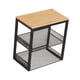 thumbnail image 2 of Soporte para lavadora portátil, olla arrocera, freidora de aire, estante multiusos para lavandería negro, 2 of 9