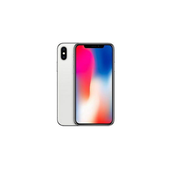Apple iPhone X 64 Go Téléphone Intelligent - Argent - Déverrouillé - Remis à Neuf
