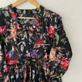 thumbnail image 5 of Bird Printed Black Dress, Cotton Dresses, Handblock Print Dress, long Ankel Dresses, Skater&Circle Dresses, Handblock Dresses,Handmade Dress, 5 of 7