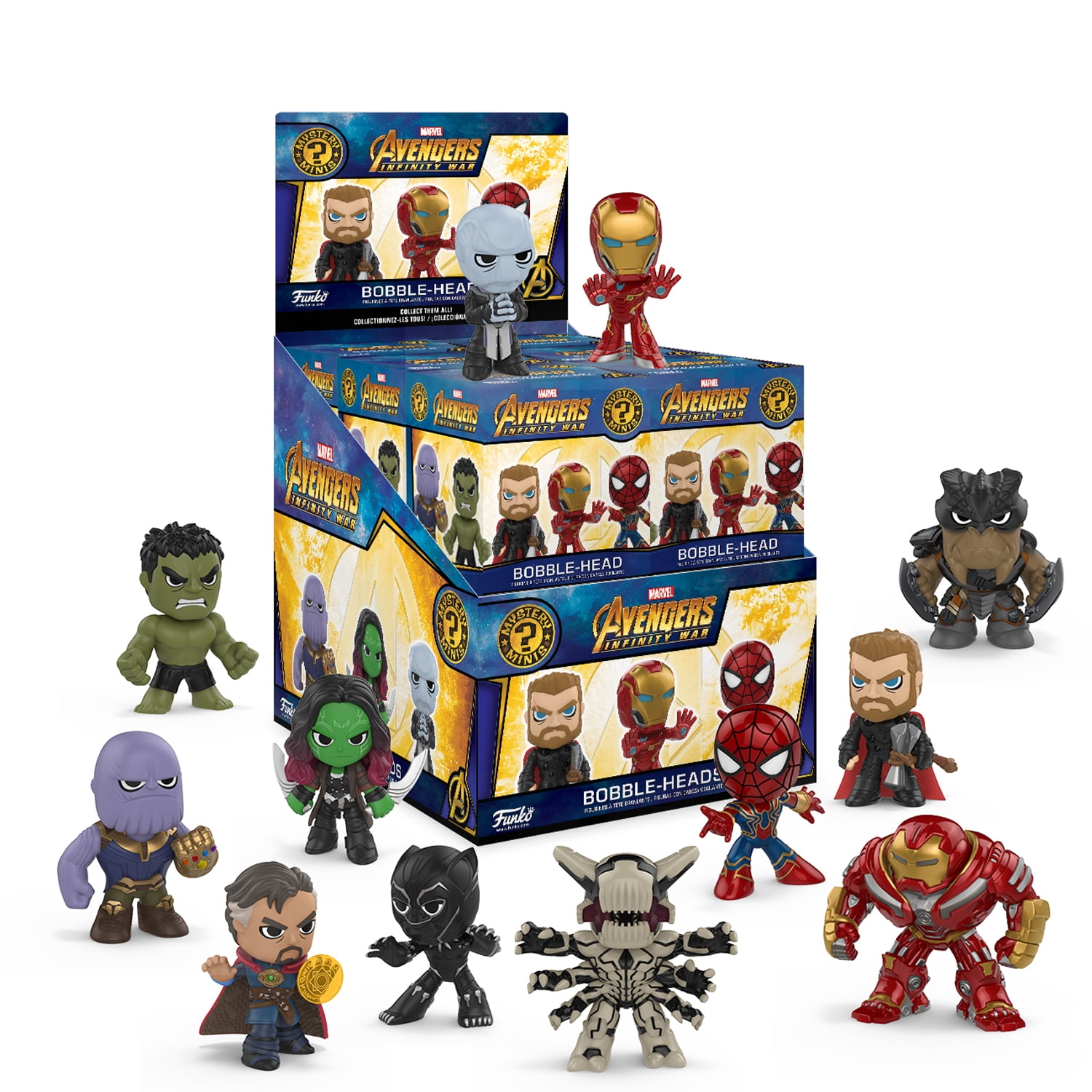 lava sturen Woedend Funko Mystery Mini: Marvel Avengers Infinity War - 12 Pack Bundle -  Walmart.com