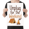 thumbnail image 2 of Unplug for the Weekend Nature Decor - Digital Detox Enthusiast - 13x19 Poster Print, 2 of 4