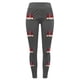thumbnail image 3 of MKLEKYY Leggings para mujer Leggings para mujer Leggings de entrenamiento Pantalones con estampado navideño de bloques de color Leggings suaves y elásticos 2239, 3 of 4