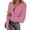 Red, variant on FDGIU Women’s Ribbed Knit Striped Long Sleeve Top - Henley Neck Slim Fit Layered Tee for Work Casual