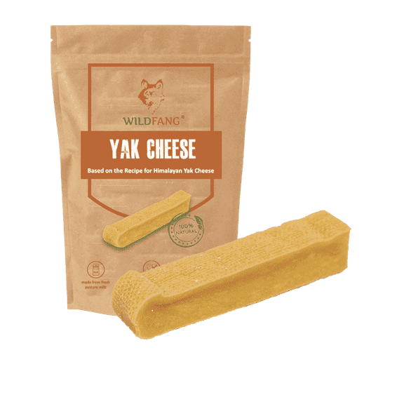Wildfang® 1 Yak Cheese Dog Chew (XS) – Long-Lasting Himalayan Treat for Small Dogs & Puppies – Natural, Odor-Free, Non-Splintering – Supports Dental Health