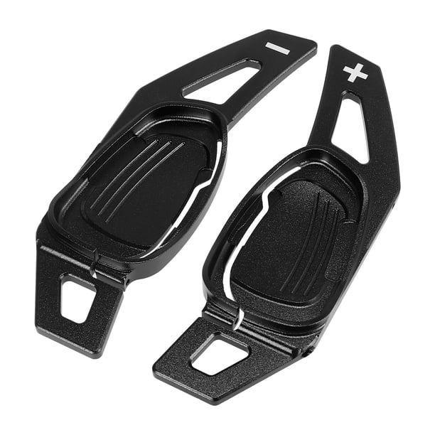 Cubierta de paleta de cambio de volante Unique Bargains Negro para Audi