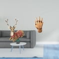 thumbnail image 2 of Escultura de reno, alce y ciervo, adorno de mesa, figura decorativa para sala de estar, oficina, dormitorio, granja, manos entrelazadas, gemelas, 2 of 8