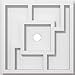 thumbnail image 3 of Ekena Millwork CMP10KX-01000 10 in. OD x 1 in. ID Square Knox Architectural Grade PVC Contemporary Ceiling Medallion, 3 of 4