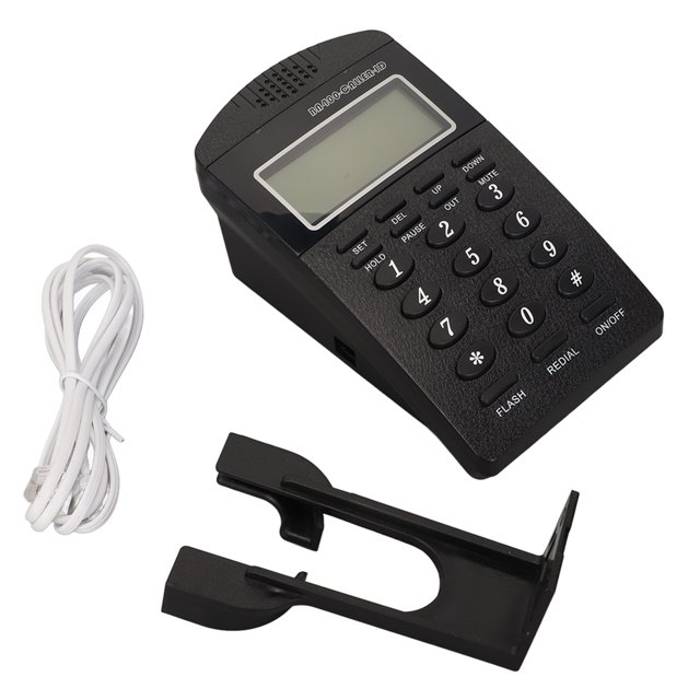 Teléfono con cable ANGGREK para centro de llamadas con identificador de llamadas