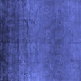 thumbnail image 1 of Ahgly Company Machine Washable Indoor Square Oriental Blue Industrial Area Rugs, 6' Square, 1 of 4