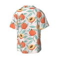 thumbnail image 2 of Haiem Peach Men's Casual Shirts Short Sleeve Button Down Shirts Fashion Textured Summer Beach Shirt-4X-Large, 2 of 7