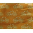 thumbnail image 4 of oneOone Georgette Viscose Fabric Dot & Bicycle Block Print Sewing Fabric BTY 42 Inch Wide, 4 of 4