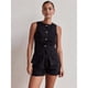 thumbnail image 5 of Conjunto de 2 Piezas de Mezclilla para Mujer, Informal, de Negocios, Sin Mangas, Blazer, Chaleco, Top y Pantalones Cortos, Conjunto de Chándal Negro S, 5 of 10