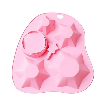 

Miyuadkai Christmas Decorations Cake Christmas Chocolate Cake Molds Christmas Molds Silicone Non Stick Christmas Baking Molds for Chocolate Candy Pink