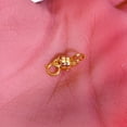 thumbnail image 4 of Necklace Clasps and Closures 14K Gold Plated 925 Sterling Silver Double Round Clasp Jewelry Clasps for Necklaces Bracelet, 4 of 8