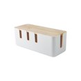 thumbnail image 1 of Kearding Caja de almacenamiento de cable rectangular con cubierta de Organizador de toma de corriente para computadora de escritorio TV Almacenamiento y organización del hogar Kearding HA021951-00, 1 of 1