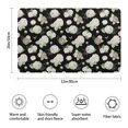 thumbnail image 3 of Pioneer Flower Floral Print Pattern Bathroom Rugs Mat, Non Slip Microfiber Bathroom Rug with Rubber Backing, Soft Mats for Bathroom Floor Tub Shower, 20"x32", 3 of 5