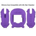 thumbnail image 3 of Funda de silicona XEGIMOR compatible con JBL Clip 5 Morada, 3 of 7