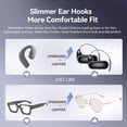 thumbnail image 2 of Auriculares abiertos Xmenha Over Open Ear Auriculares Bluetooth, 2 of 8