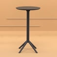 thumbnail image 2 of Compamia Sky 24 inch Round Folding Bar Table in Black finish, 2 of 8