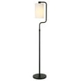 thumbnail image 3 of Evelyn&Zoe Rotolo 62" Tall Floor Lamp with Fabric shade in Blackened Bronze/White, 3 of 8