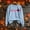A419 Light Blue, variant on Trikvn Women's Cute Pumpkin Maple Leaf Graphic Sweatshirts Long Sleeve Crewneck Pullover Tops Casual Fall Autumn Thanksgiving Shirts Novelty Holiday Streetwear